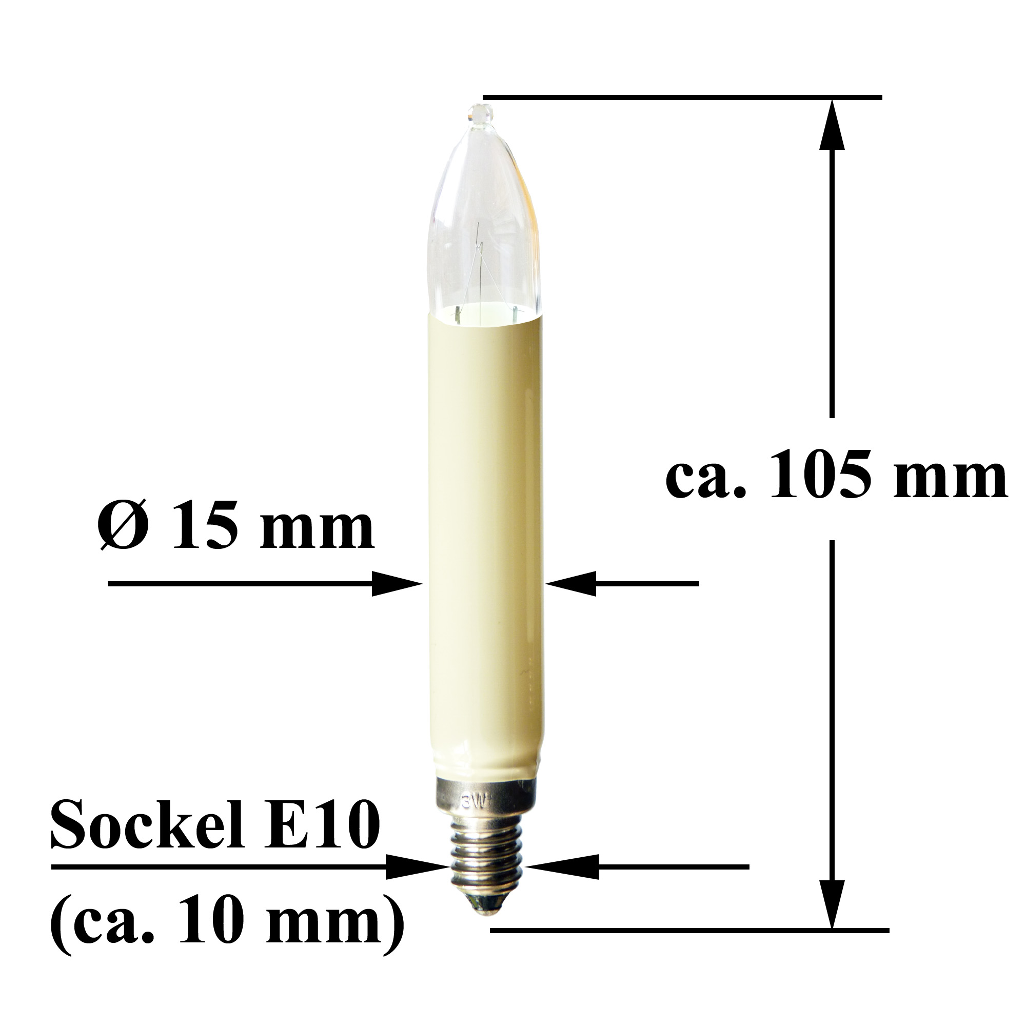 Kleinschaftkerzen led